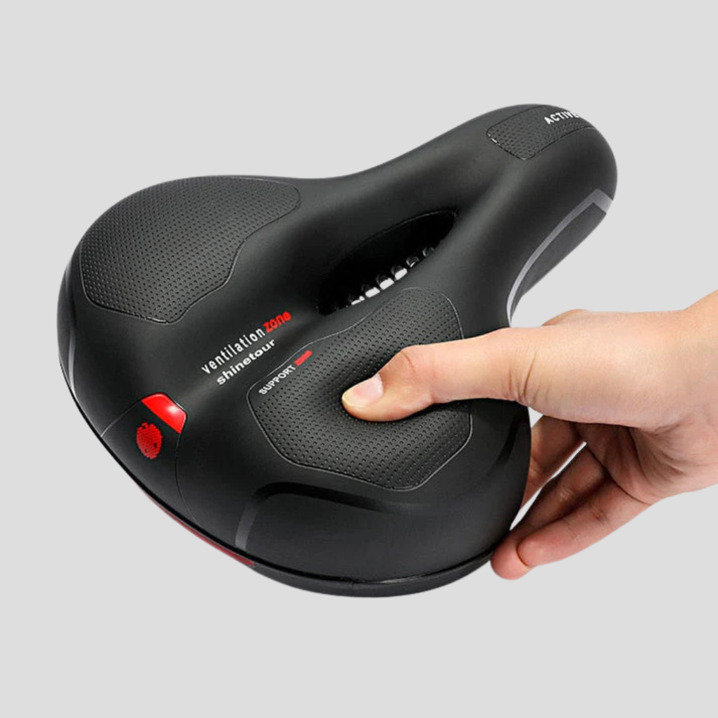 Ergonomic Bike Saddle Comfort Support Black