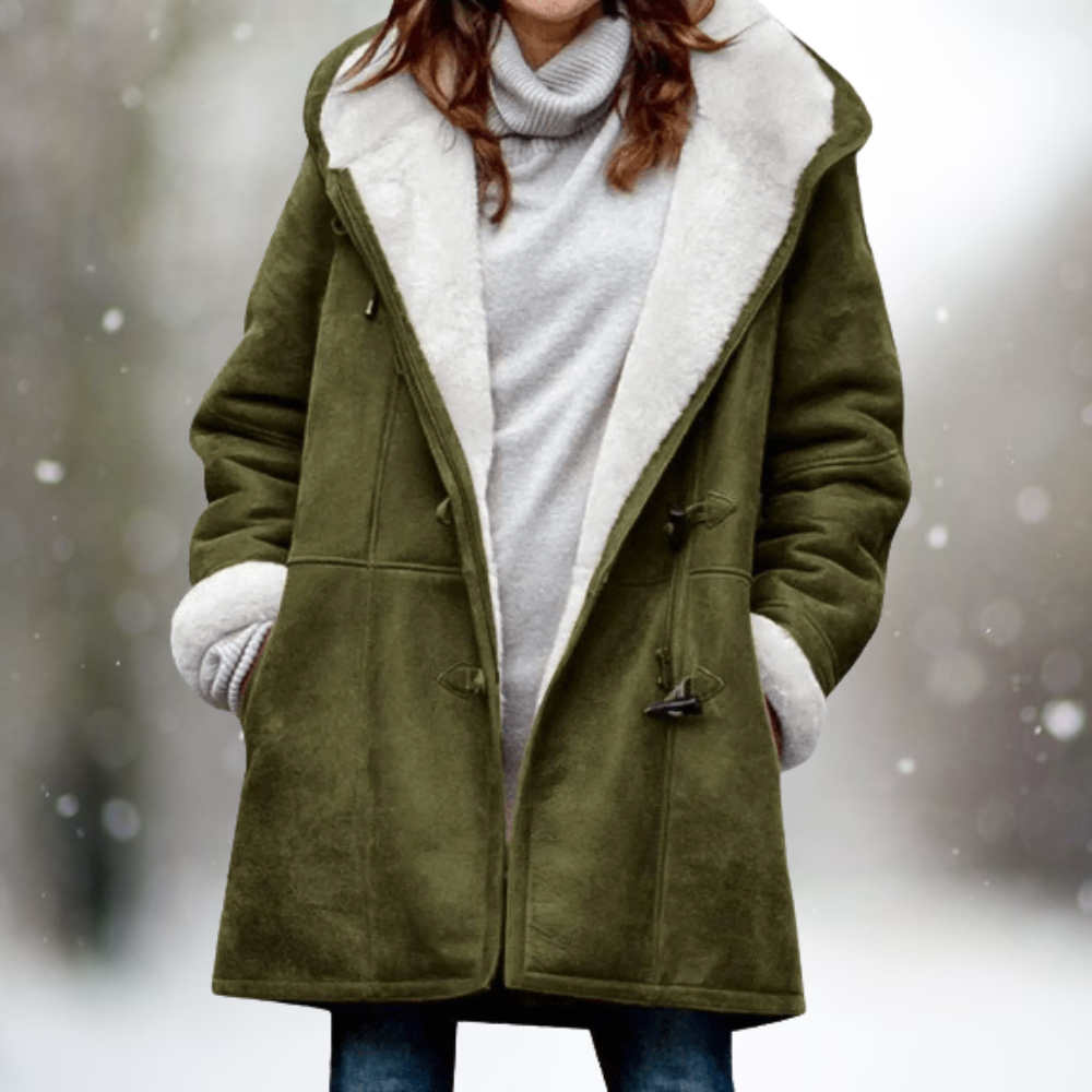 Women's Winter Coat Contrasting Lining