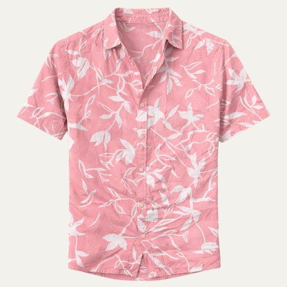 Men's Hawaiian Shirt Tropical Print Coconut Design - Vonnera