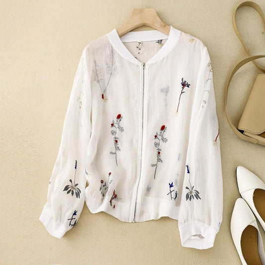 Arlette Couture Cotton-Linen Jacket