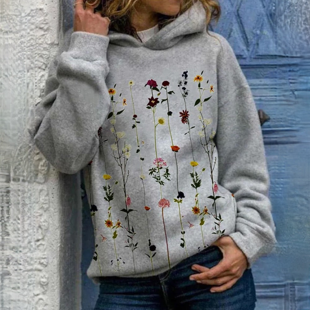 Women's Floral Hoodie - Vonnera