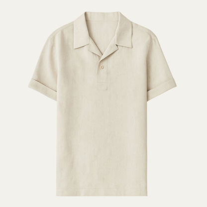 Thornton Men's Linen Polo Shirt - Vonnera