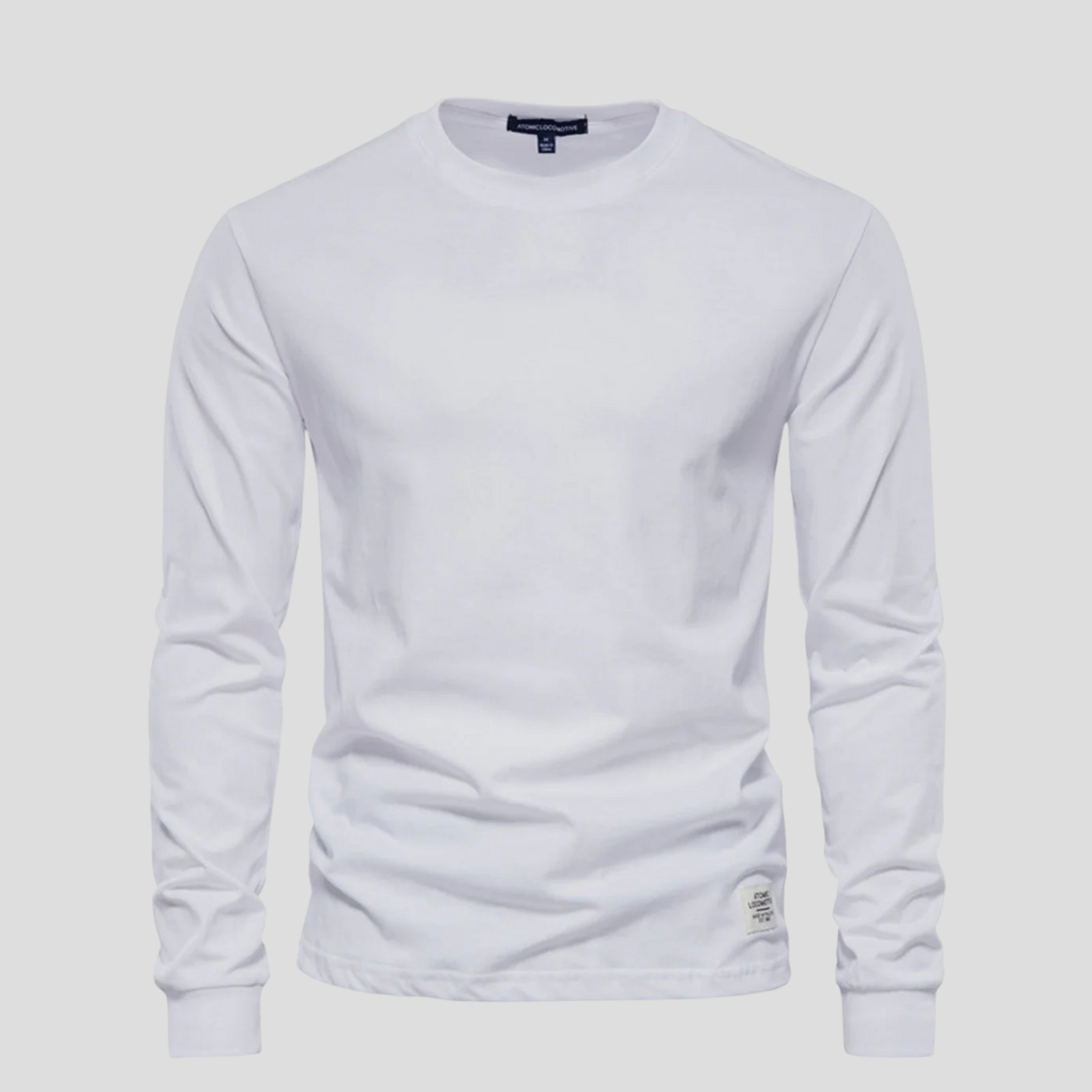 Men's Long Sleeve Round Neck Classic Shirt