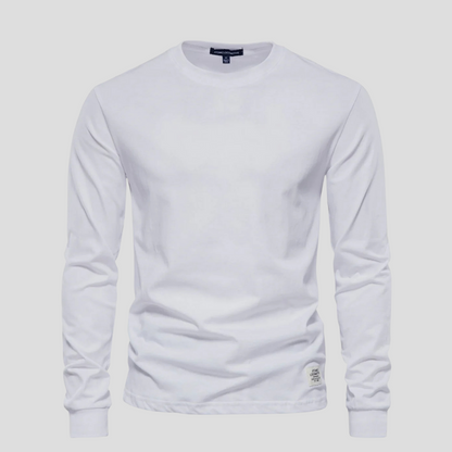 Men's Long Sleeve Round Neck Classic Shirt