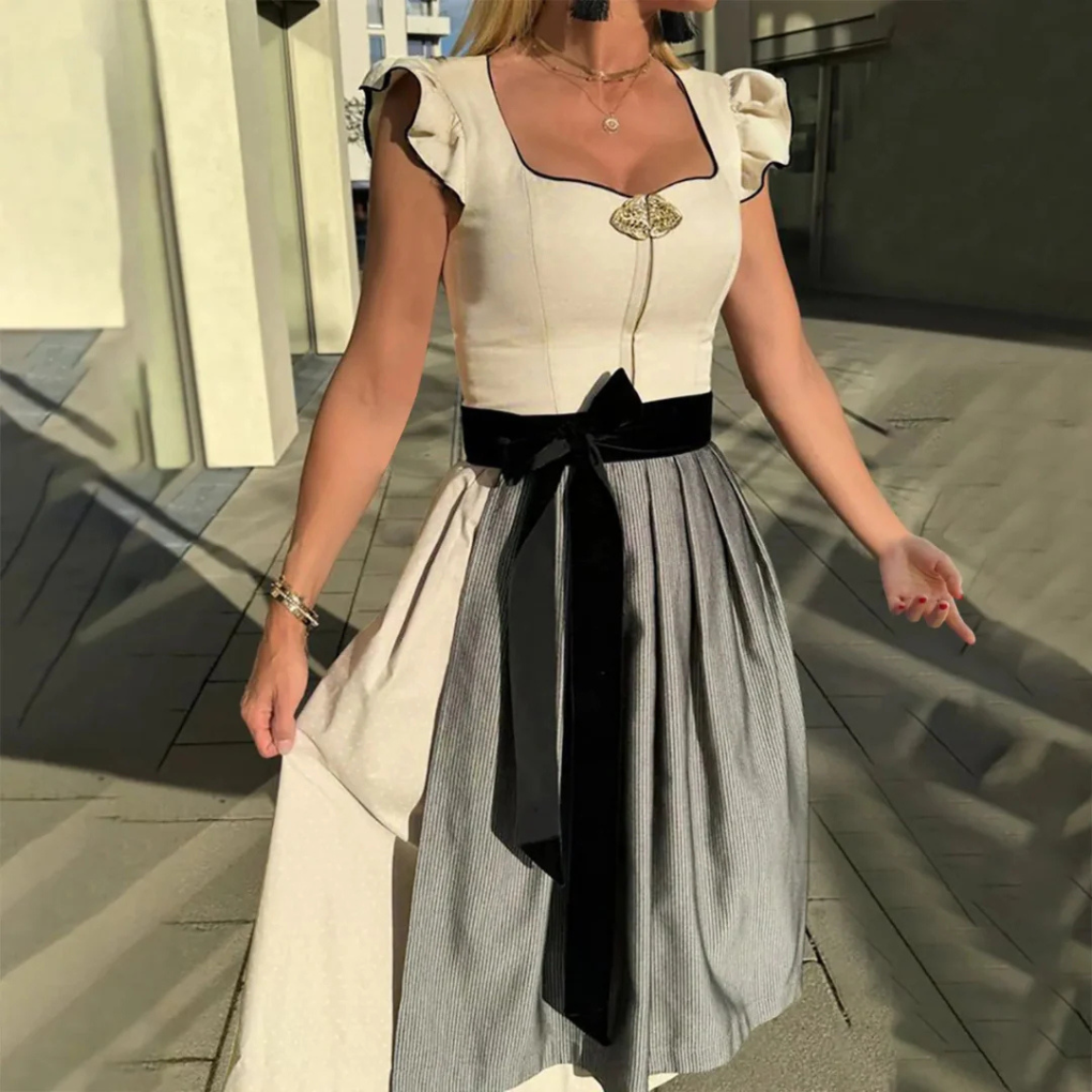 Women's Traditional German Dirndl Dress - Vonnera
