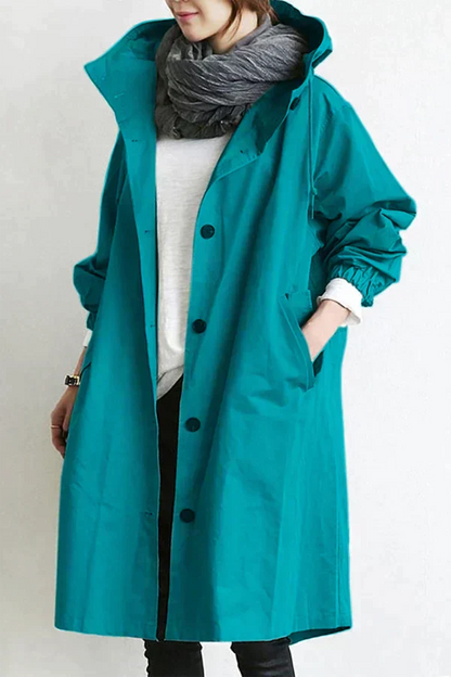 Women's Waterproof Hooded Rain Jacket