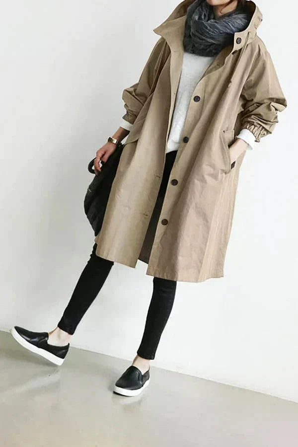 Women's Waterproof Hooded Rain Jacket