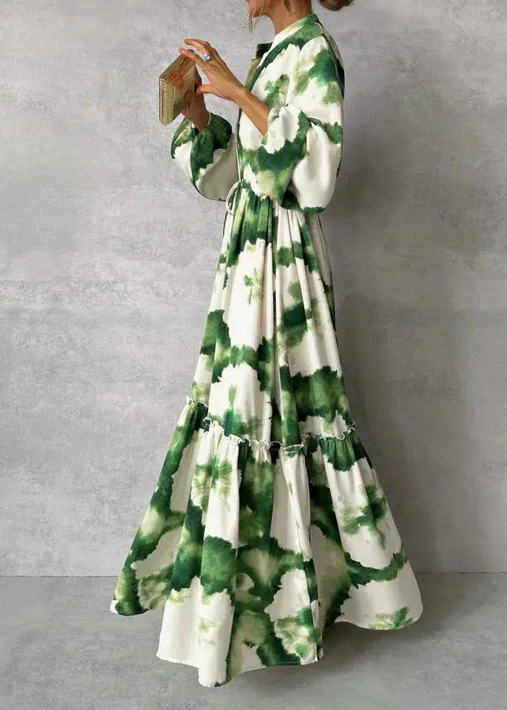Women's V-Neck Maxi Dress White - Vonnera