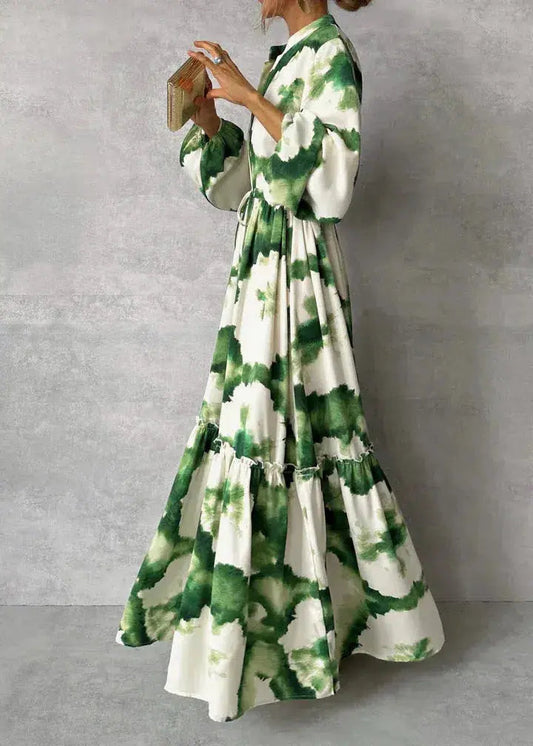 Women's V-Neck Maxi Dress White - Vonnera