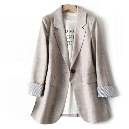 Valentina Rossi Women's Poly Blazer Jacket - Vonnera