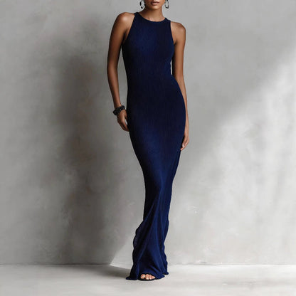 Valentina Rossi Women's Ribbed Knit Maxi Dress
