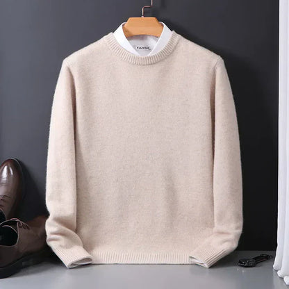 Men's Fine Wool Sweater Classic Caspian