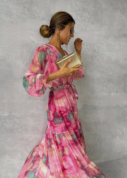 Women's Long Sleeve Summer Dress Breezy