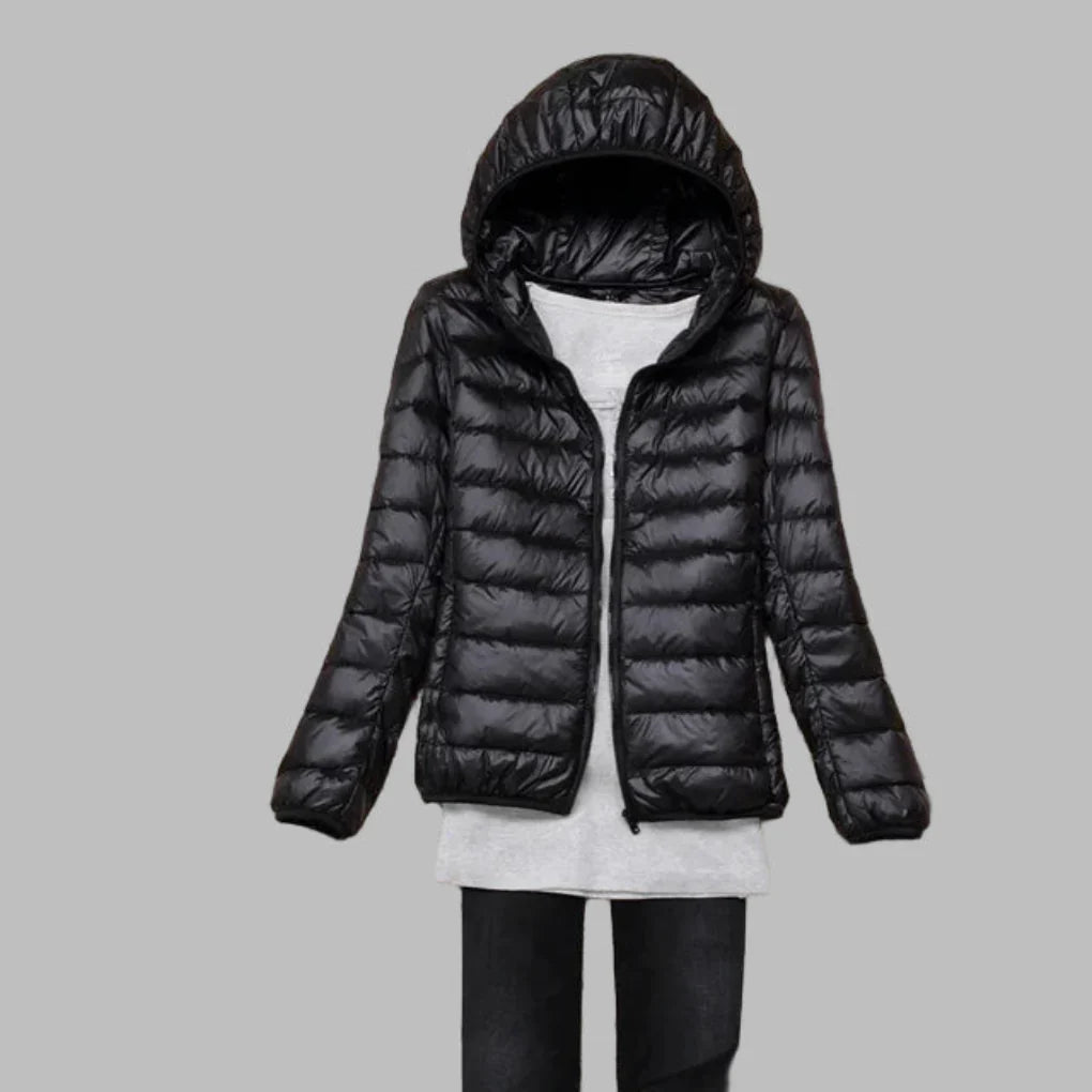 Women's Packable Down Coat Hooded Lightweight - Vonnera