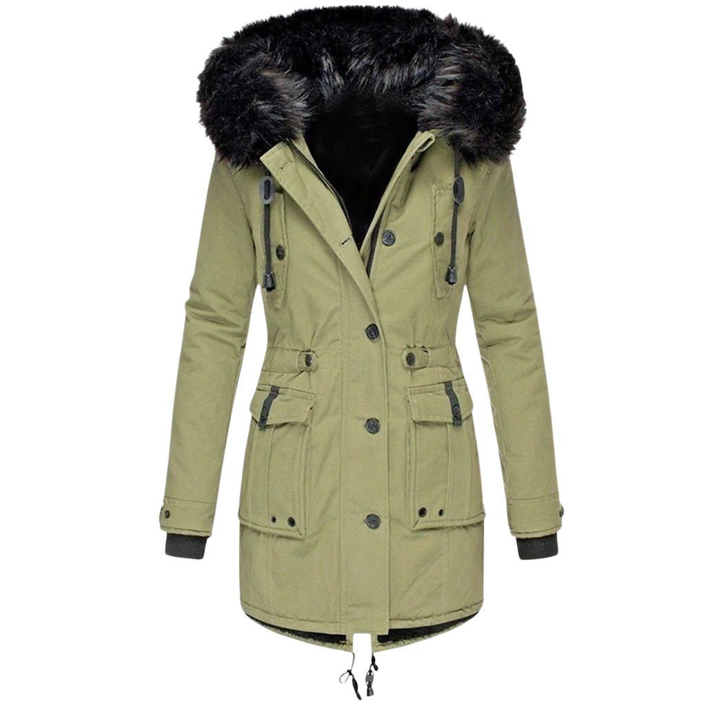 Women's Winter Parka Coat Hooded Warm - Vonnera
