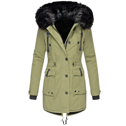 Women's Winter Parka Coat Hooded Warm - Vonnera