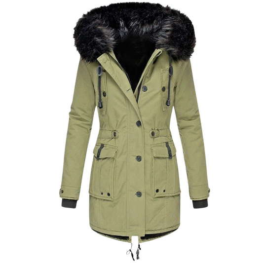Women's Winter Parka Coat Hooded Warm - Vonnera