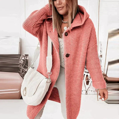 Women's Knitted Cardigan Soft Grey