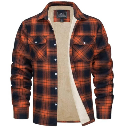Men's Plaid Winter Jacket - Vonnera