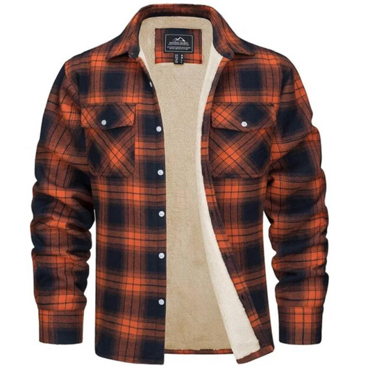 Men's Plaid Winter Jacket - Vonnera