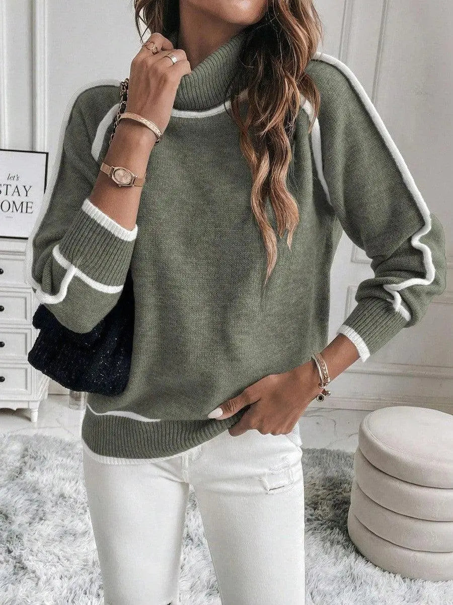 Women's Warm Lined Sweater Cozy Acrylic - Vonnera