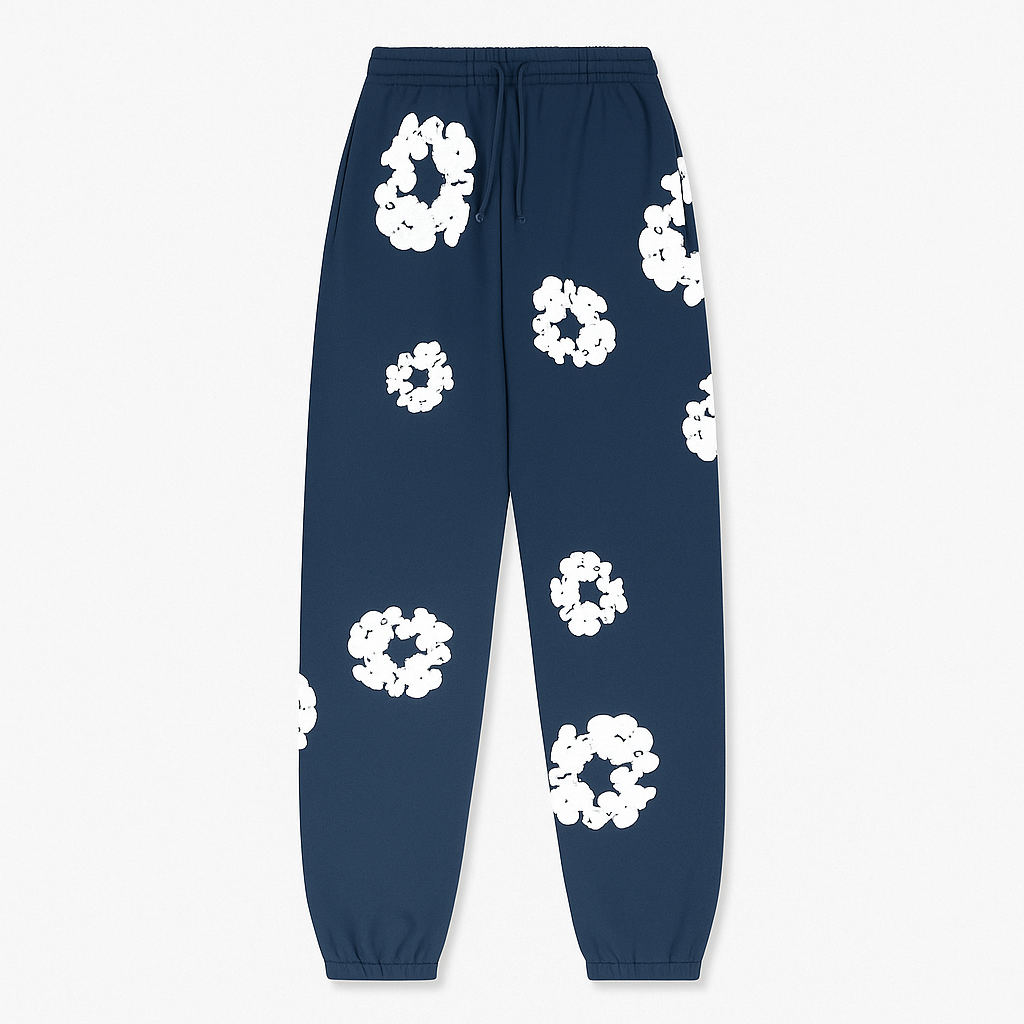 Warmood Women's Floral Tracksuit Pants Sweatshirt Set