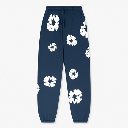 Warmood Women's Floral Tracksuit Pants Sweatshirt Set