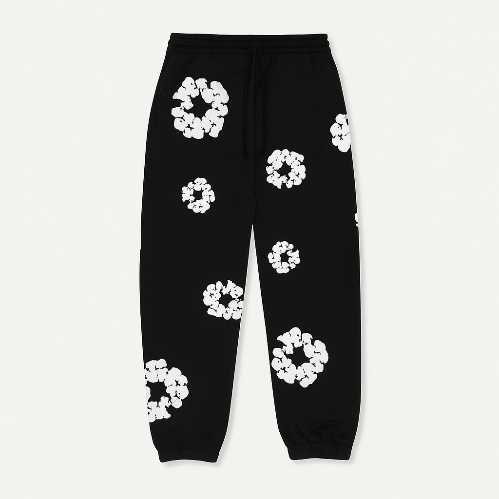 Warmood Women's Floral Tracksuit Pants Sweatshirt Set