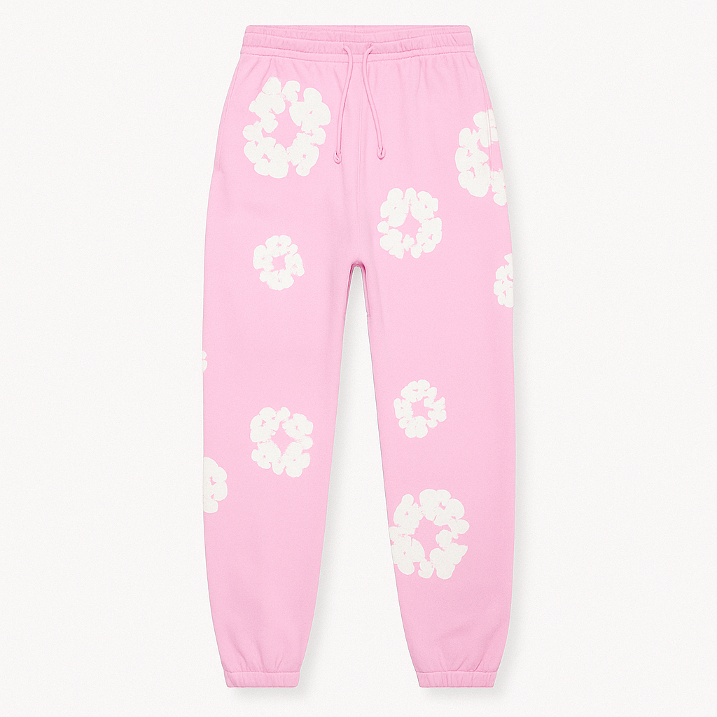 Warmood Women's Floral Tracksuit Pants Sweatshirt Set
