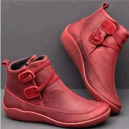 Waterproof Black Ankle Boots for Women – Stylish & Functional-Caliboot