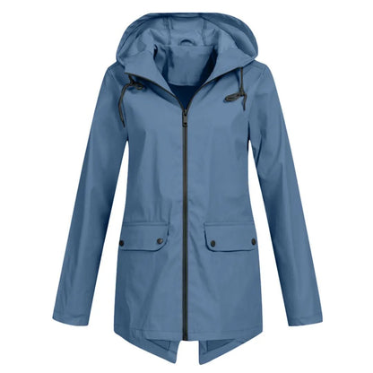 Women's Waterproof Long Jacket - Vonnera
