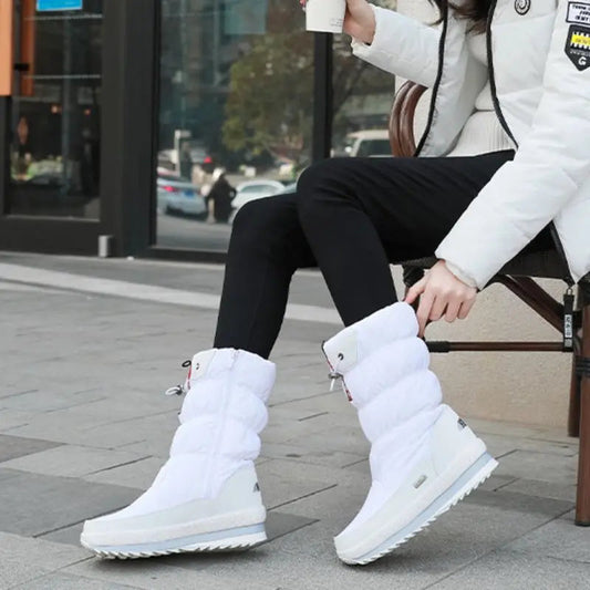 Women's Waterproof Mid-Calf Boots Winter - Vonnera