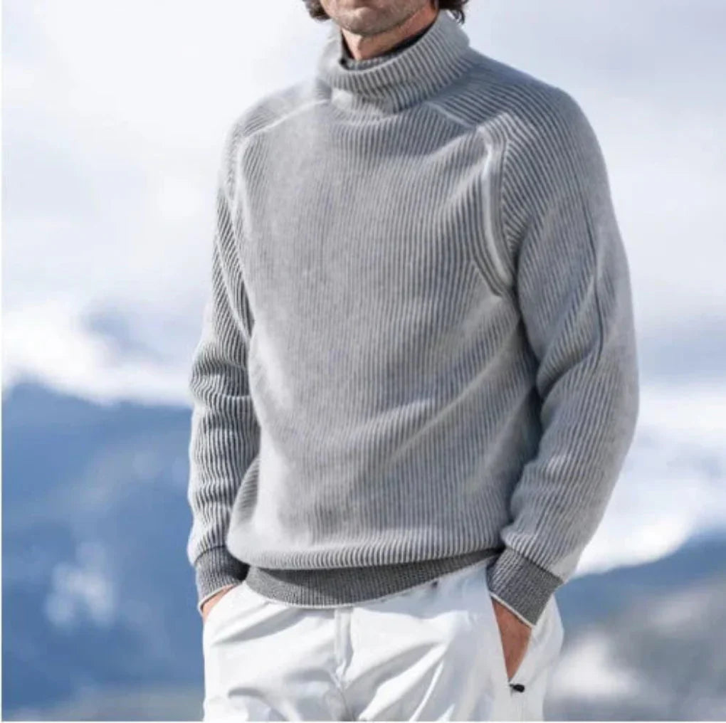 Men's Turtleneck Sweater Thermal Winter