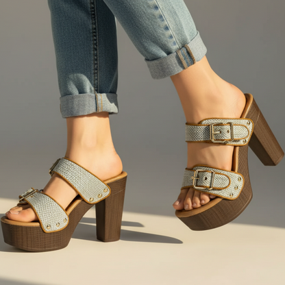 Women's High Heels Buckle Comfortable