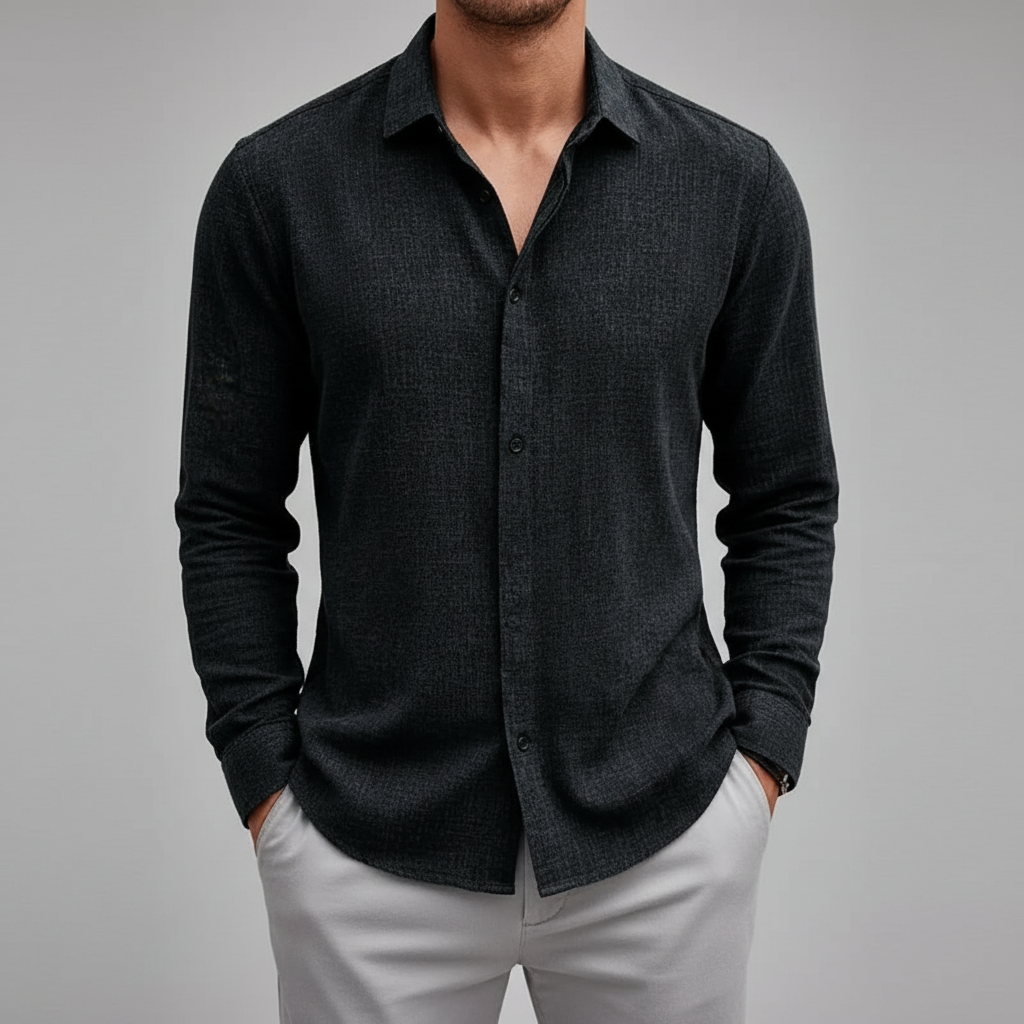 Men's Collared Full Sleeve Shirt