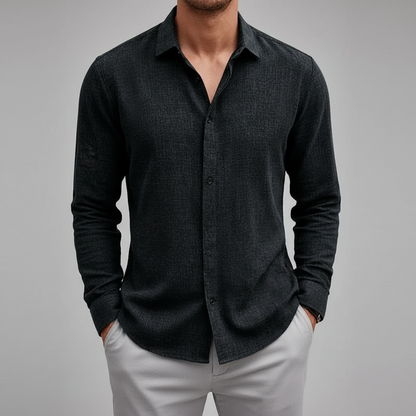Men's Collared Full Sleeve Shirt