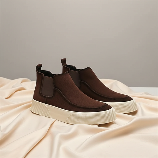 Men's Suede Chelsea Boots - Vonnera