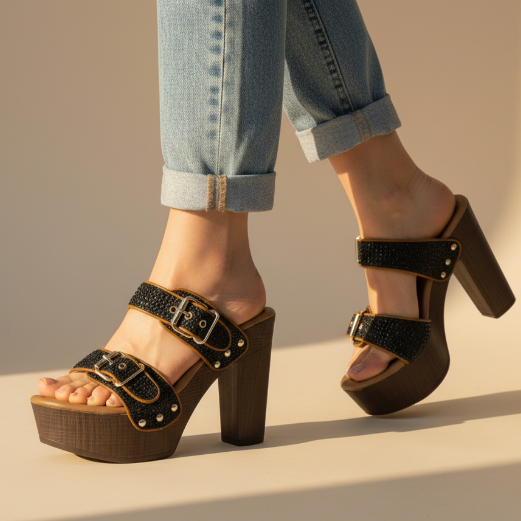 Women's High Heels Buckle Comfortable