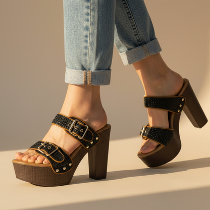 Women's High Heels Buckle Comfortable
