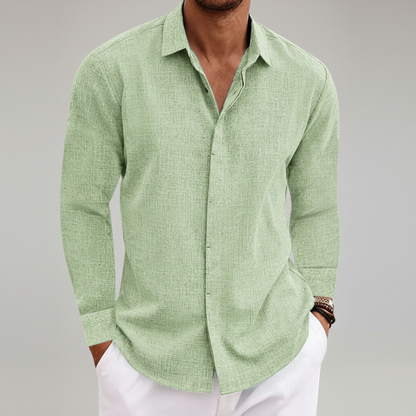 Hudson Men's Collared Full Sleeve Shirt - Vonnera