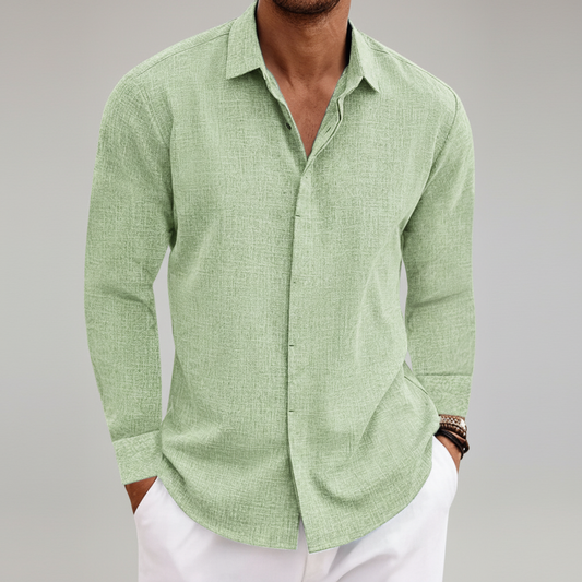 Hudson Men's Collared Full Sleeve Shirt - Vonnera
