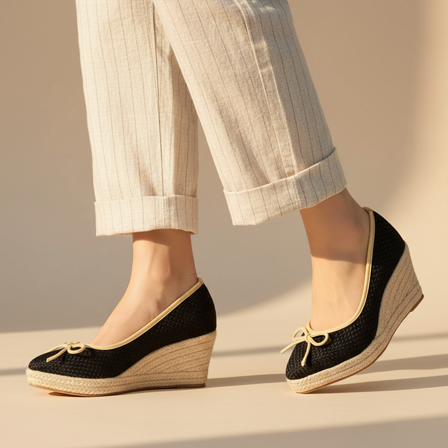 Taylor Women's Espadrille Wedge Slip On Flats - Vonnera