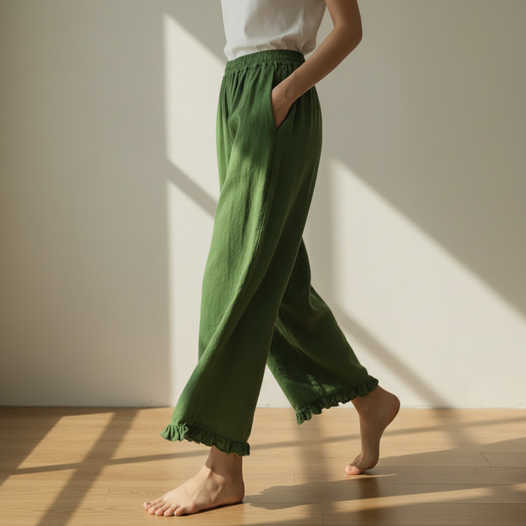Women's Linen Pants - Vonnera