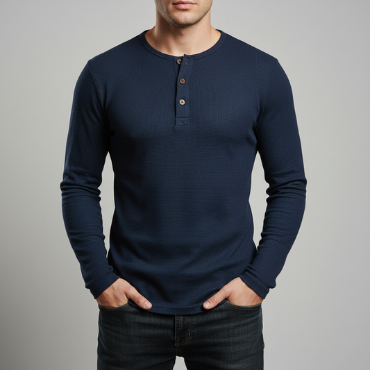 Lusso Men's Long Sleeve Dress Shirt - Vonnera