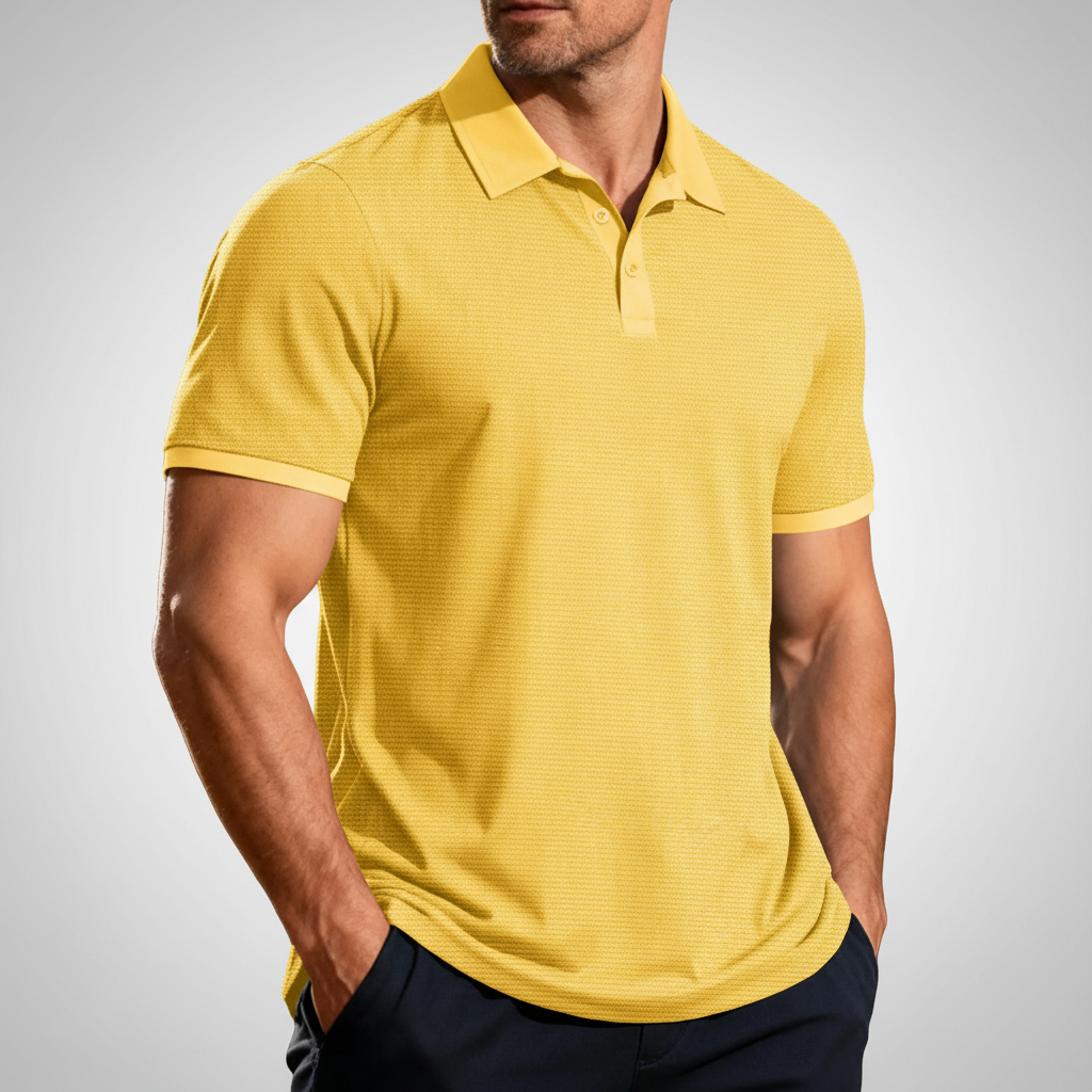 Matteo Men's Waffle Collar Shirt