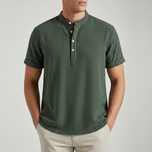 Hampton Men's Linen Button Up Shirt - Vonnera