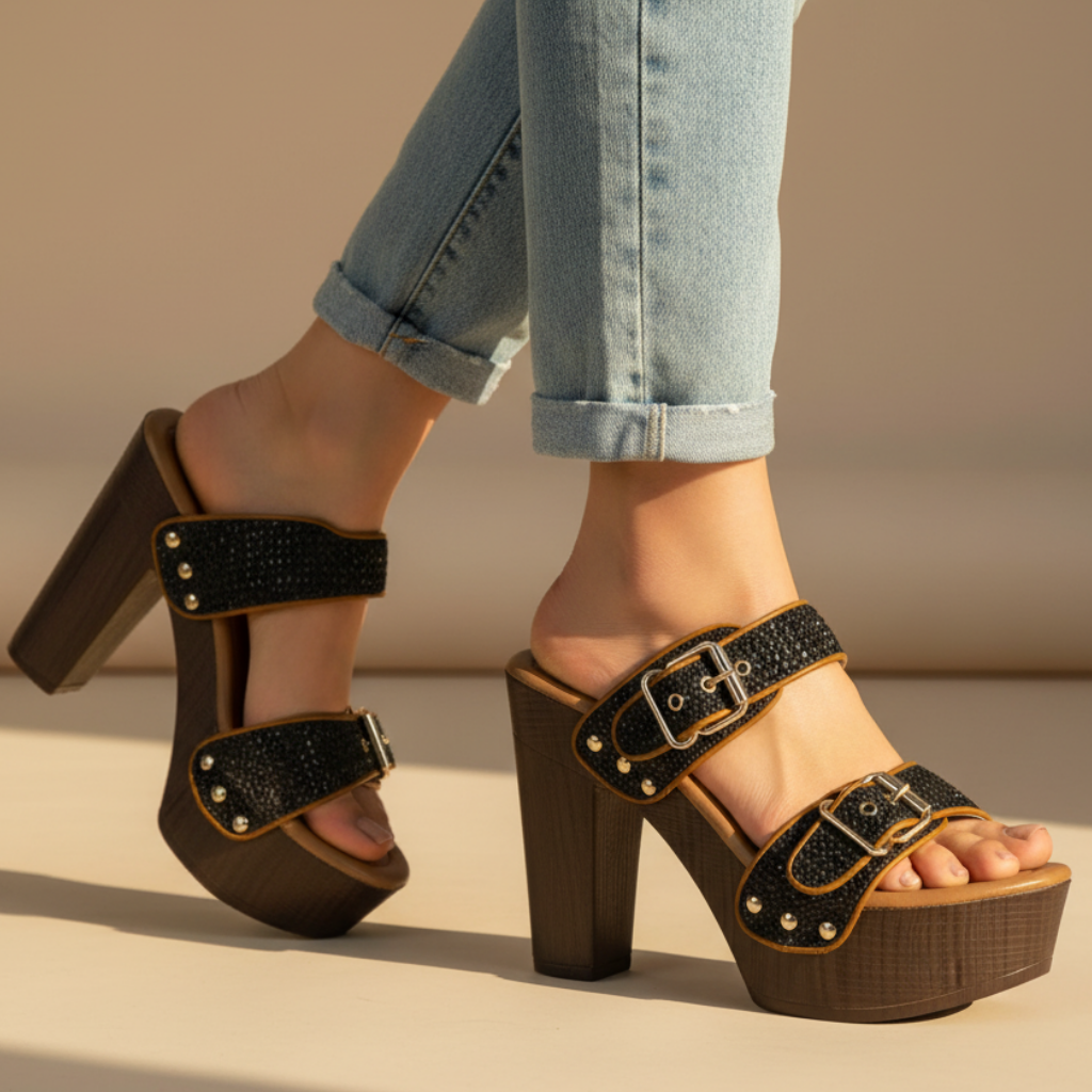 Women's High Heels Buckle Comfortable