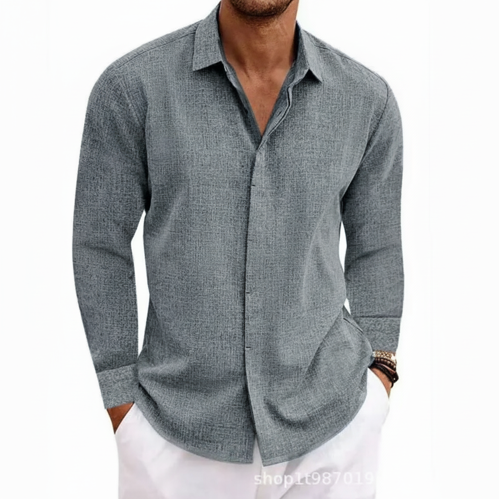 Men's Collared Full Sleeve Shirt