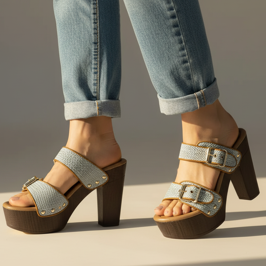 Women's High Heels Buckle Comfortable