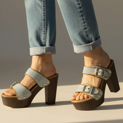 Women's High Heels Buckle Comfortable